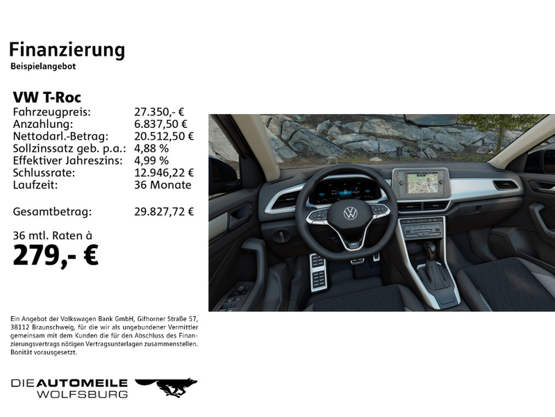 Volkswagen T-Roc 2.0 TDI DSG Goal LED+/ACC/AHK — photo 2