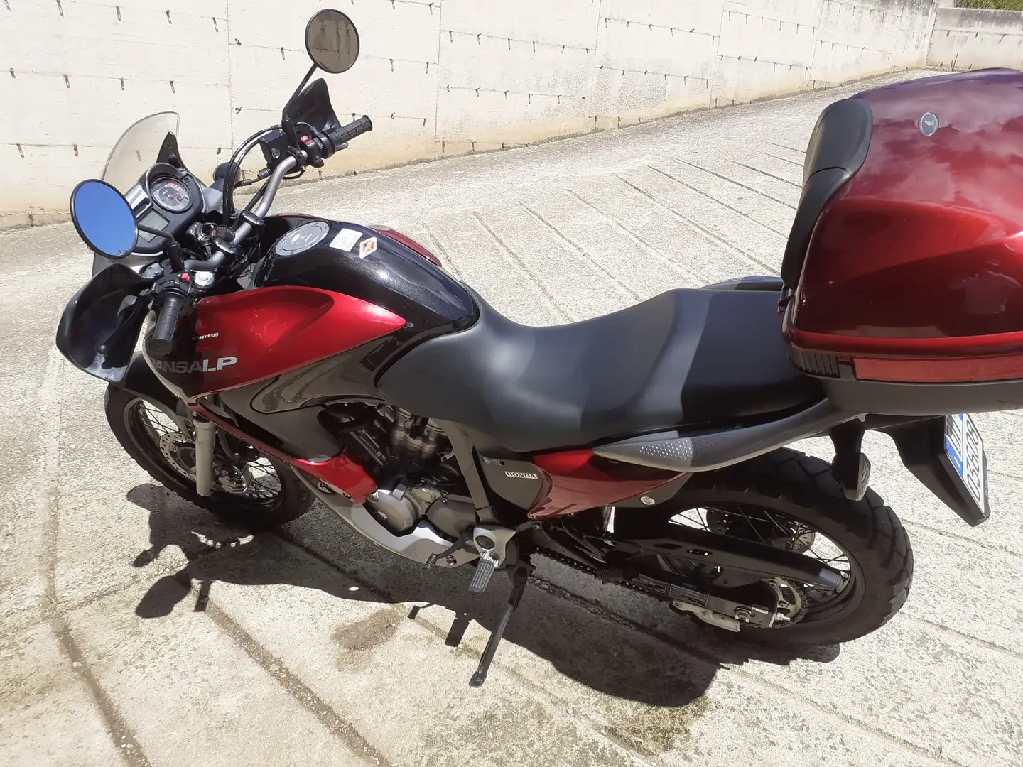 Honda Transalp bauletto originale honda Transalp 700 Rojo - 1
