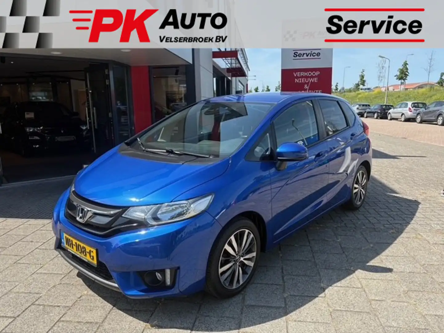Honda Jazz 1.3 i-VTEC Elegance | Cruise | Trekhaak | 27.837 k Blauw - 1