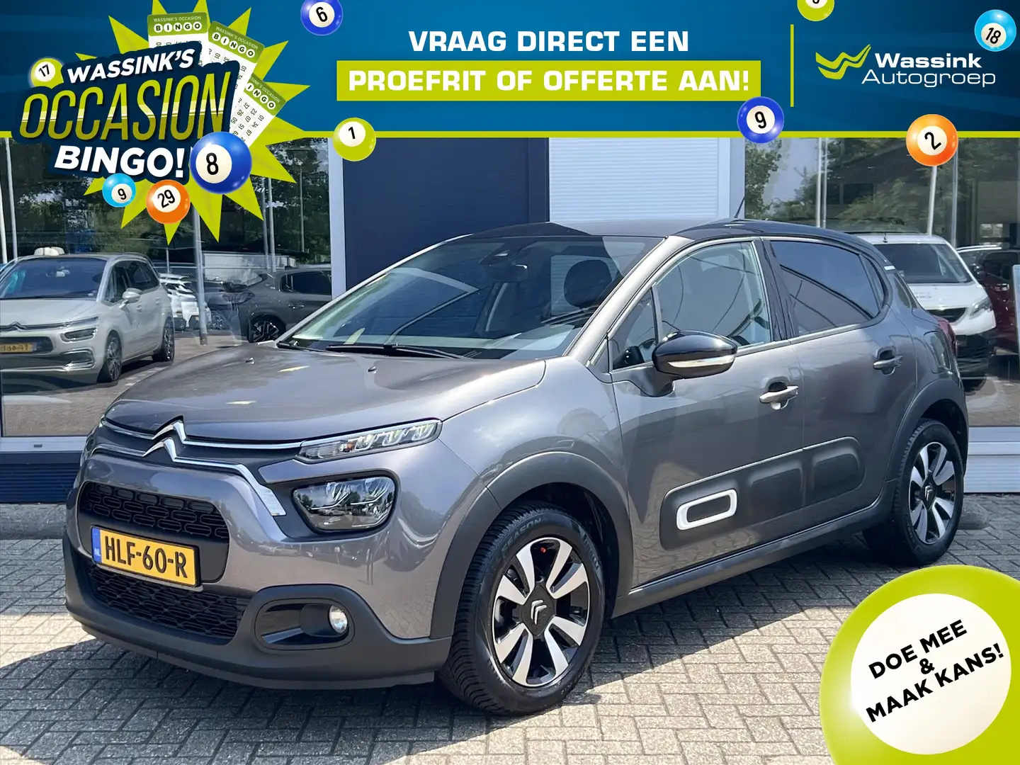 Citroen C3 | 1.2 PureTech 110pk Feel Edition | Navigatie | Ca Grau - 1