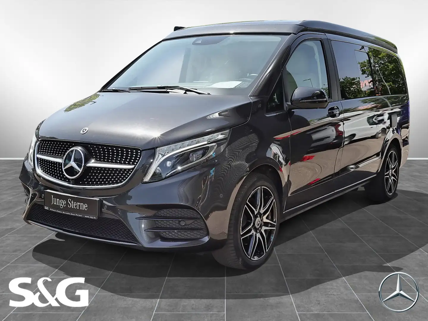 Mercedes-Benz V 300 d Marco Polo Edition 4matic VOLL 5-SITZER Grijs - 1
