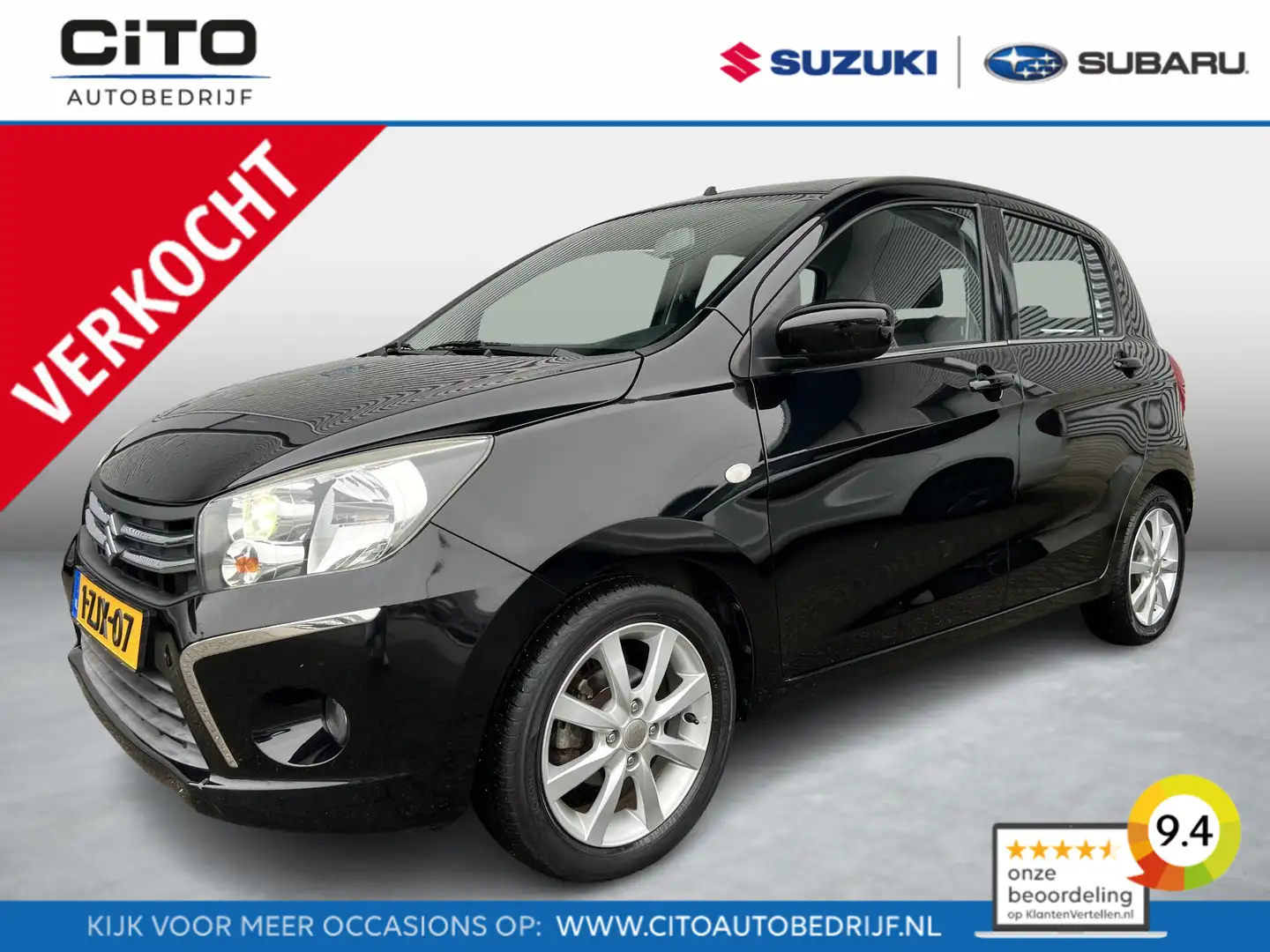 Suzuki Celerio 1.0 Exclusive | Airco | 15" LM Velgen | Bluetoothv Schwarz - 1
