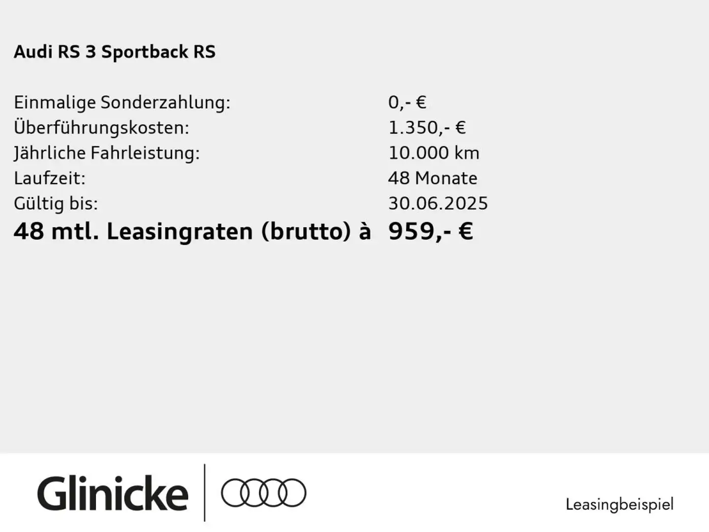 Audi RS3 RS 3 Sportback Matrix Navi Headup Pano RS AGA Schwarz - 2