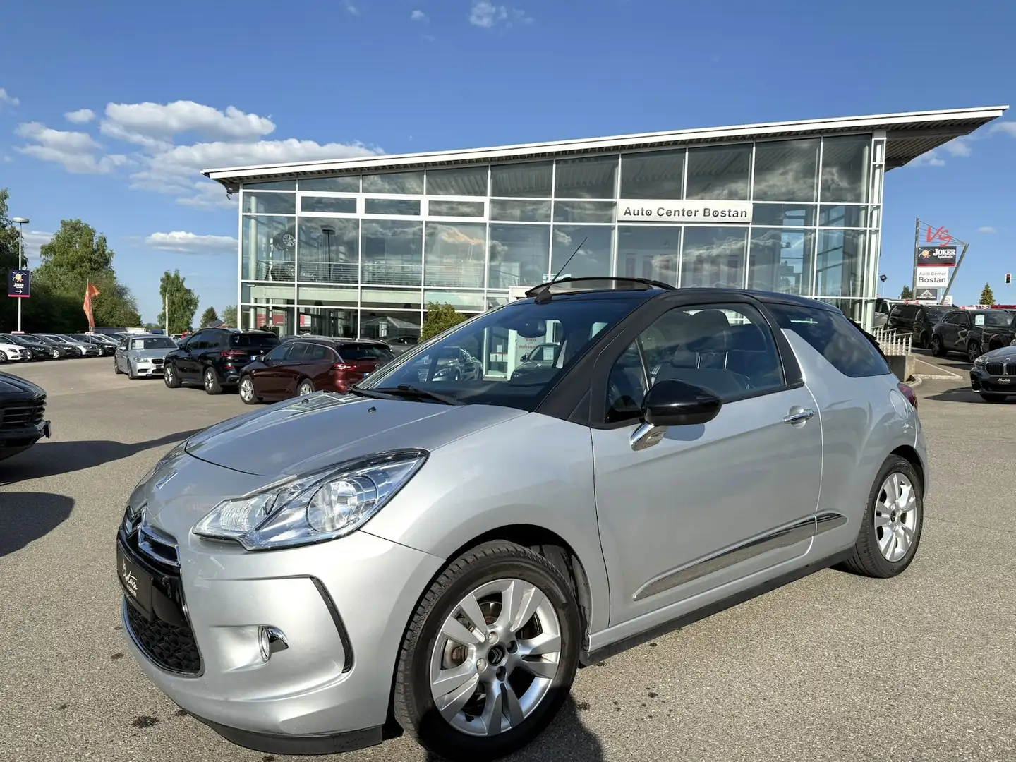 Citroen DS3 1.6 CABRIO SOCHIC/KLIMA/PARKSENSOR HINTEN Gümüş rengi - 2
