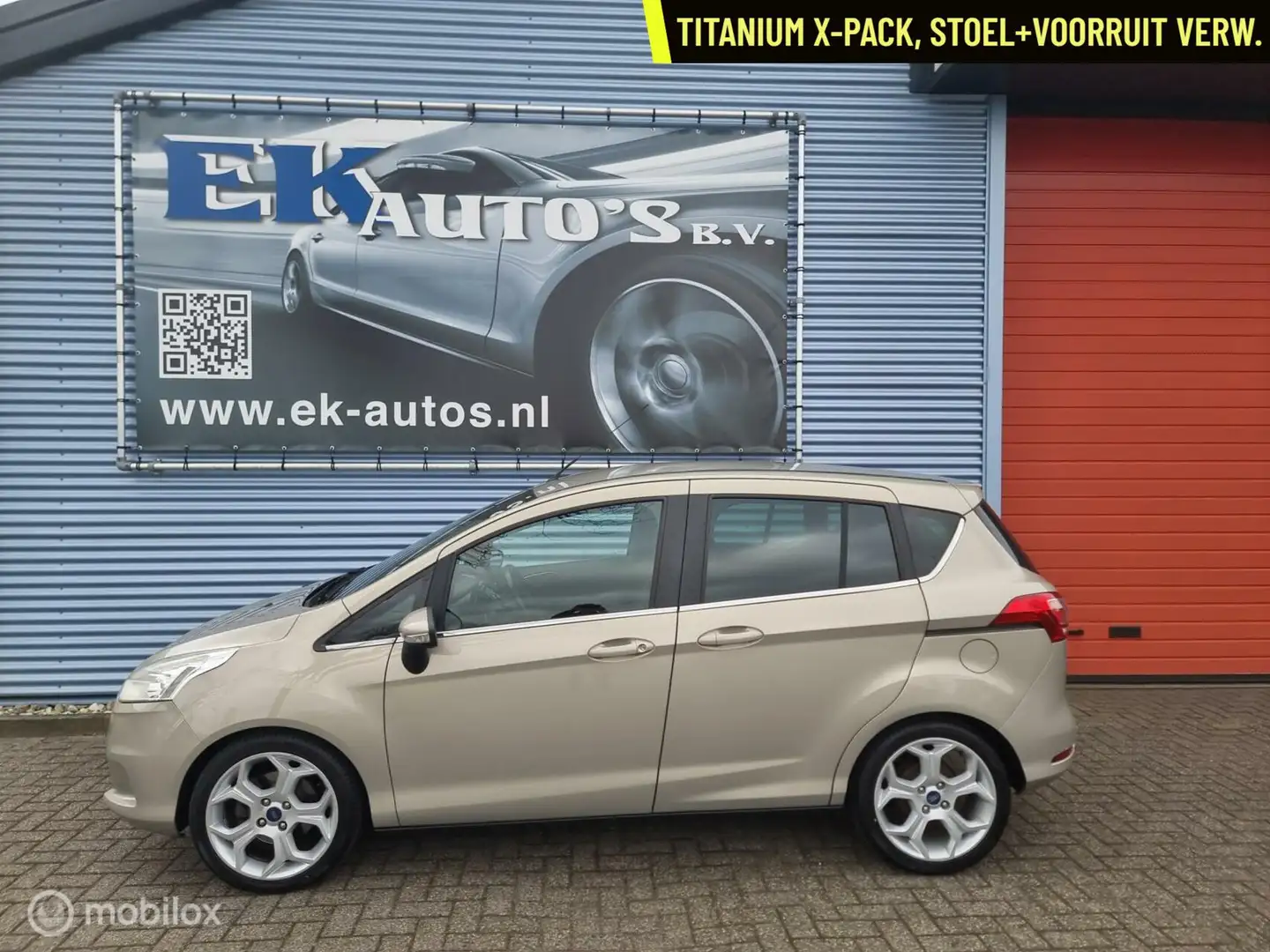 Ford B-Max 1.0 EcoBoost Titanium. ECC, Stoel.verw, Cruise Gris - 1