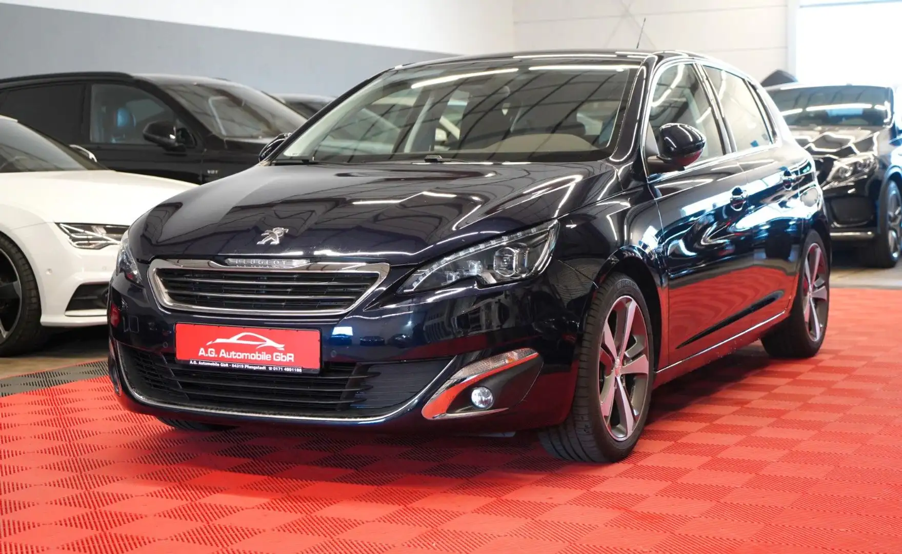 Peugeot 308 1.6 Turbo Lim. 2.Hand*6Gang*Klimaaut*PDC Blau - 1