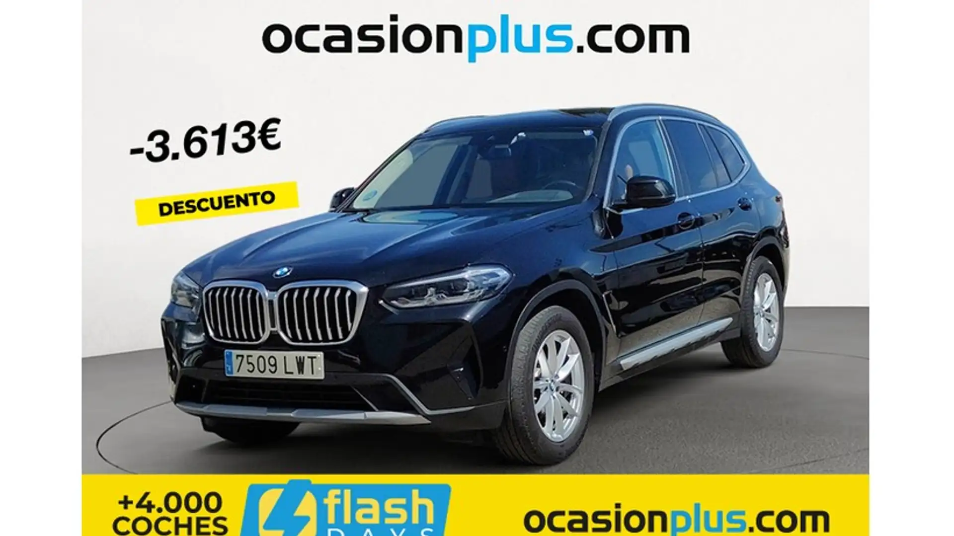 BMW X3 xDrive 20dA xLine Negro - 1