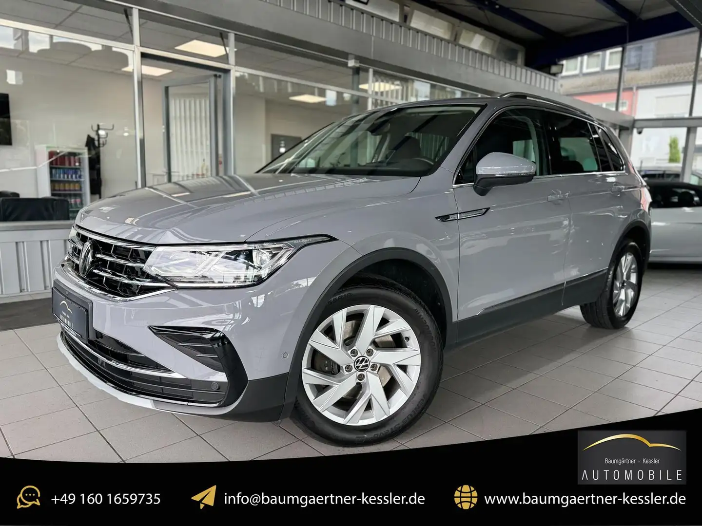 Volkswagen Tiguan Elegance 4Motion 2.0 TDI DSG LED HUD AHK Grigio - 1