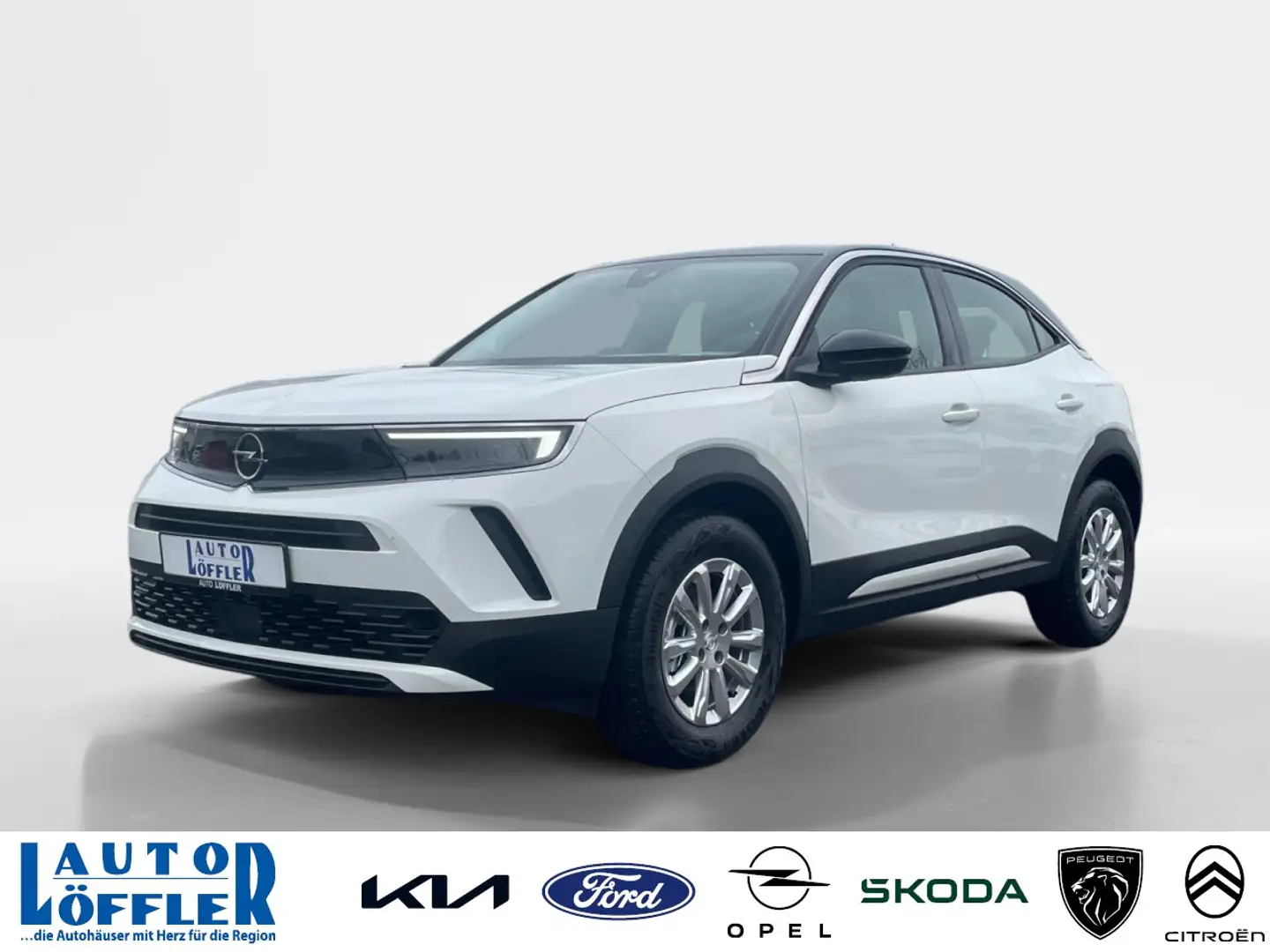 Opel Mokka 1.2 Enjoy PDC RFK SHZ LHZ Bluetooth DAB Klima Weiß - 1
