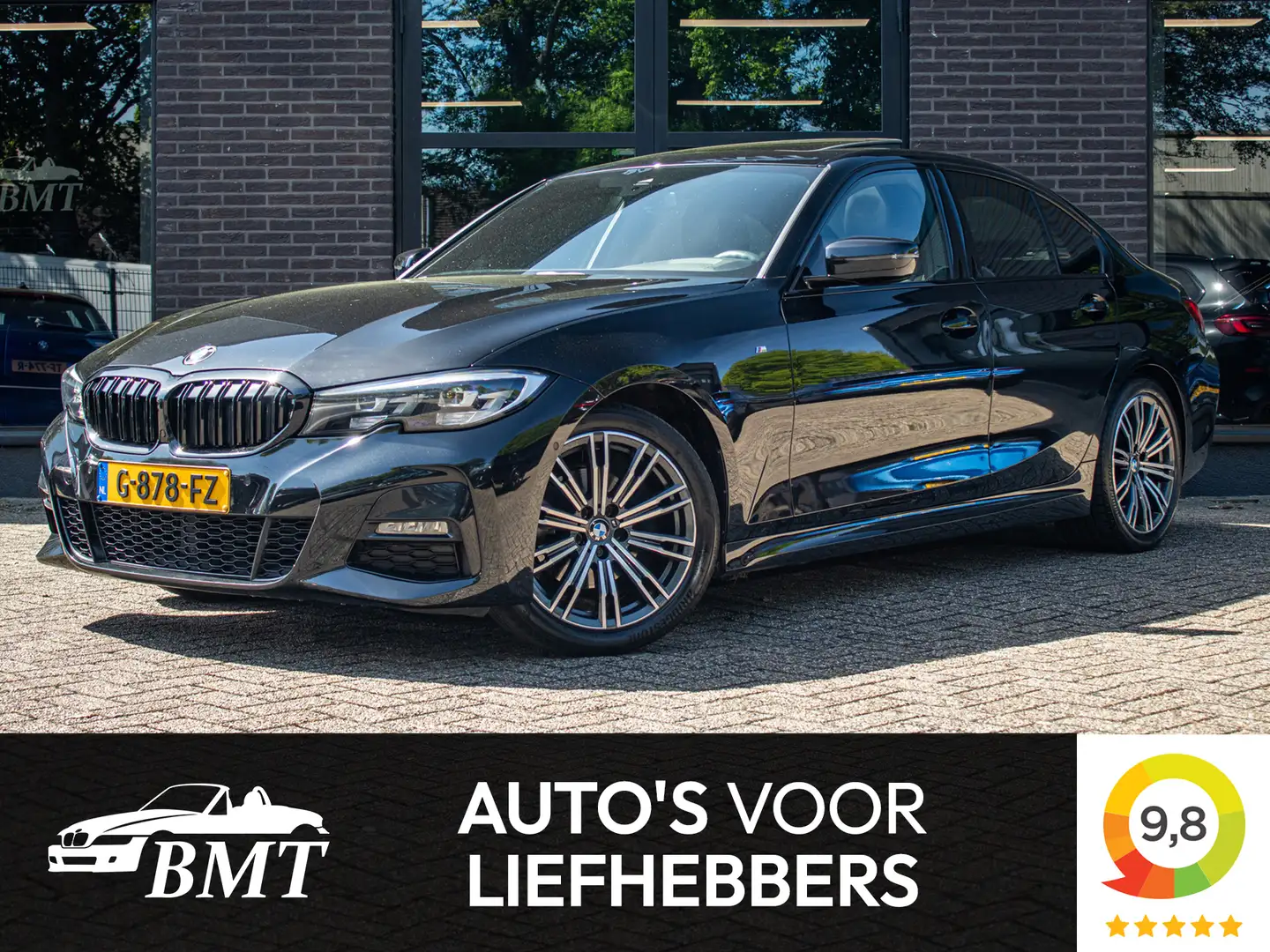 BMW 320 320i G20 Executive Edition M sport / Pano / Camera Zwart - 1