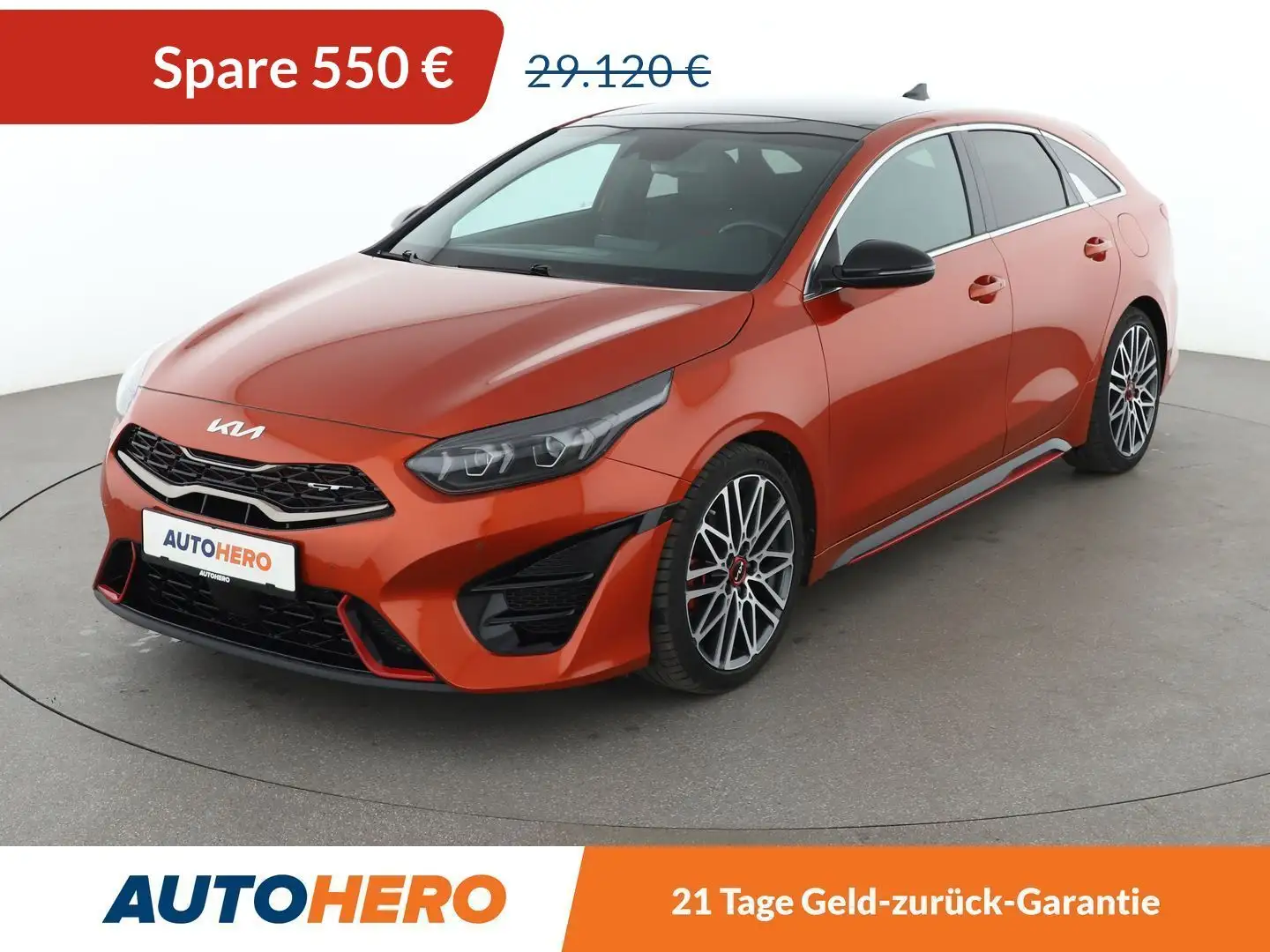 Kia ProCeed / pro_cee'd 1.6 TGDI GT Aut*NAVI*LED*ACC*CAM*PDC*SHZ* Orange - 1