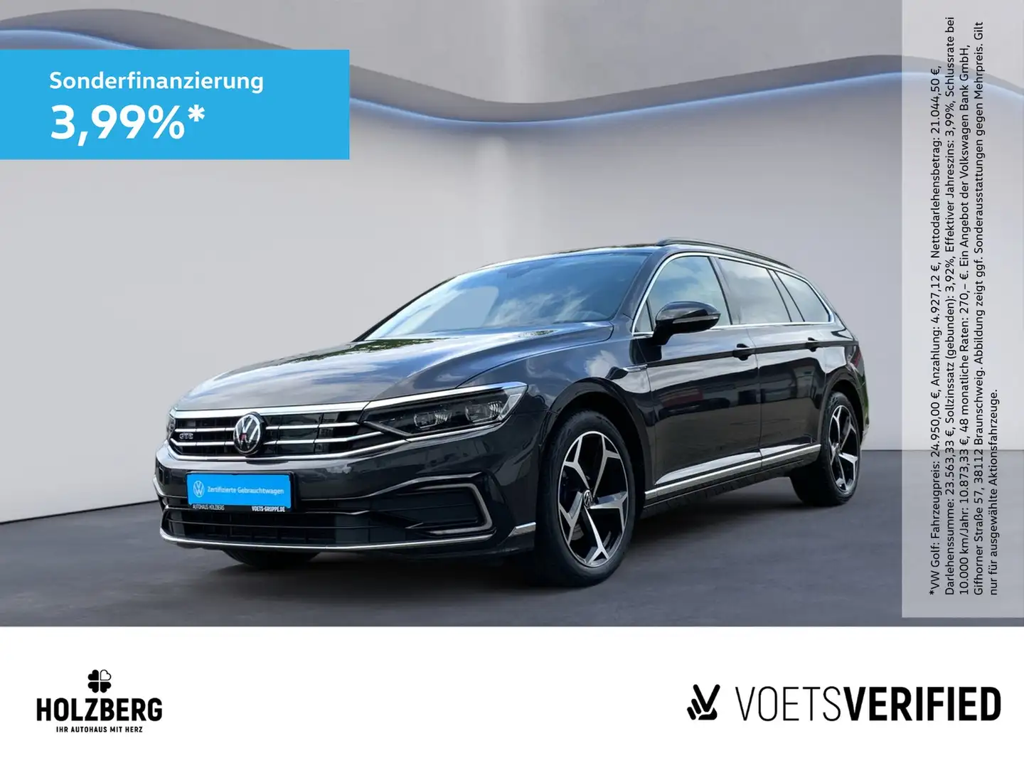 Volkswagen Passat Variant 1.4 eHybrid GTE IQ.LIGHT+RFK+NAVI Gris - 1