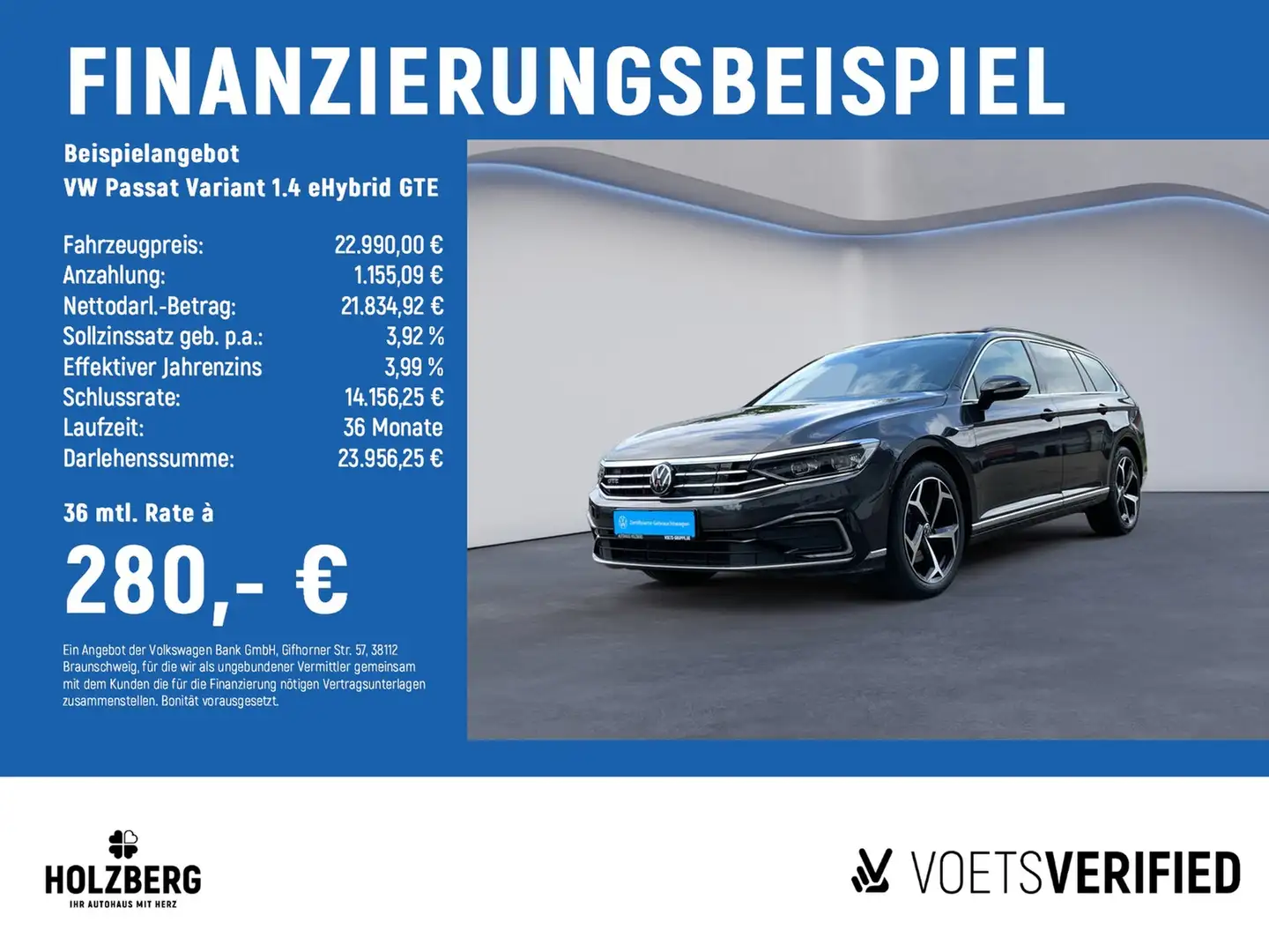 Volkswagen Passat Variant 1.4 eHybrid GTE IQ.LIGHT+RFK+NAVI Gris - 2