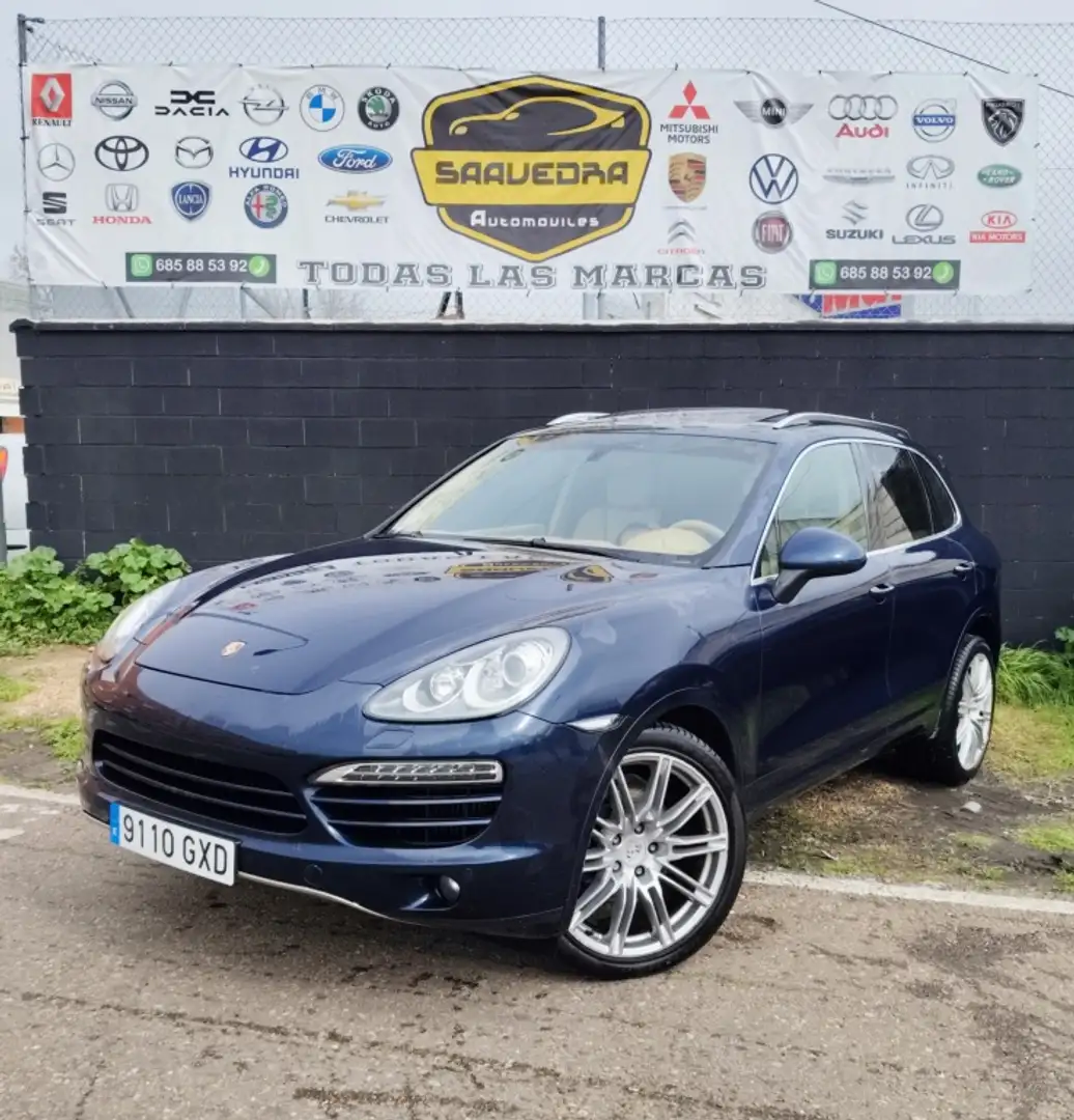 Porsche Cayenne Diesel Aut. Azul - 1