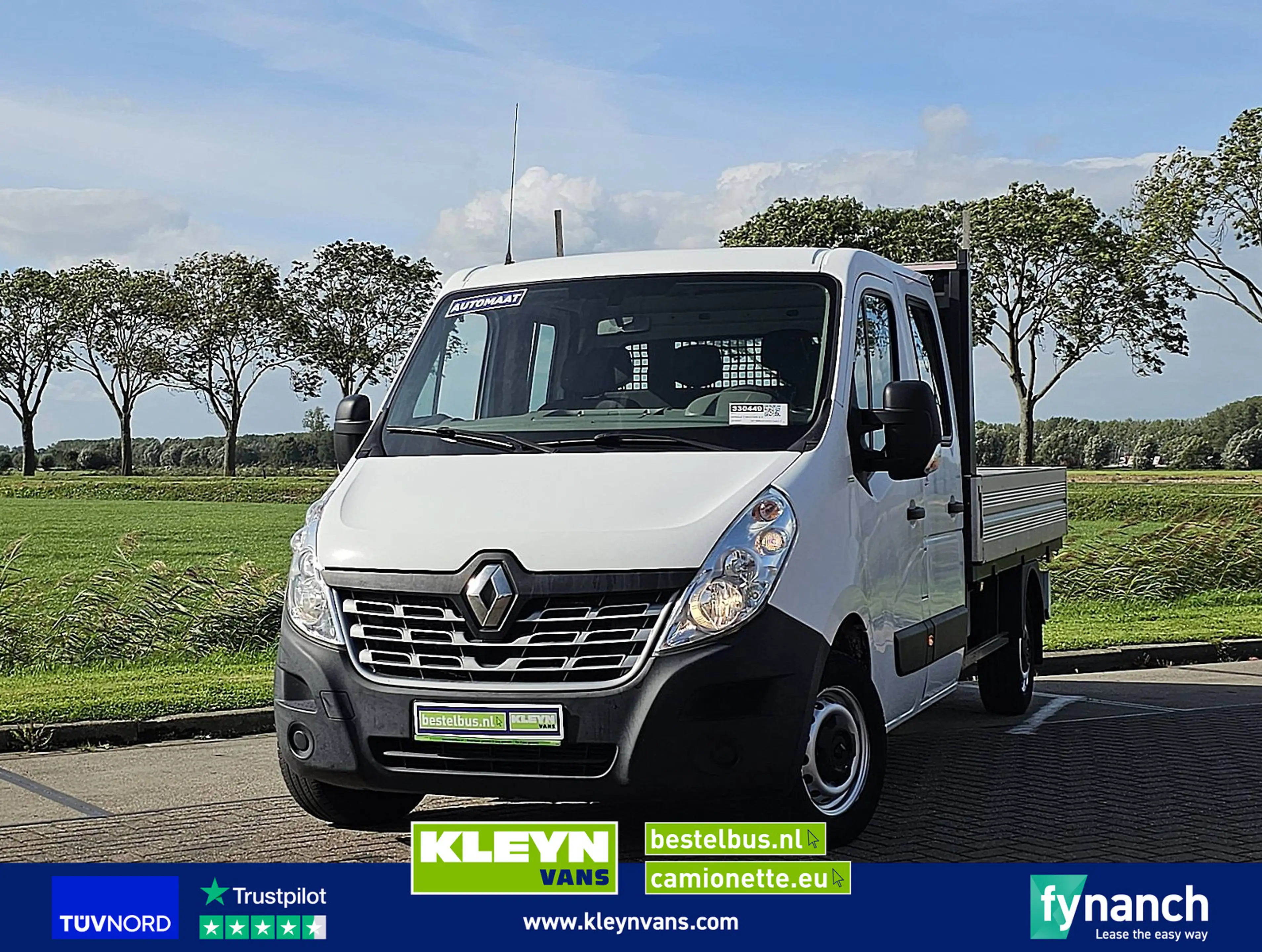 Renault Master 2.3 DUB.Cab Open-Laadbak