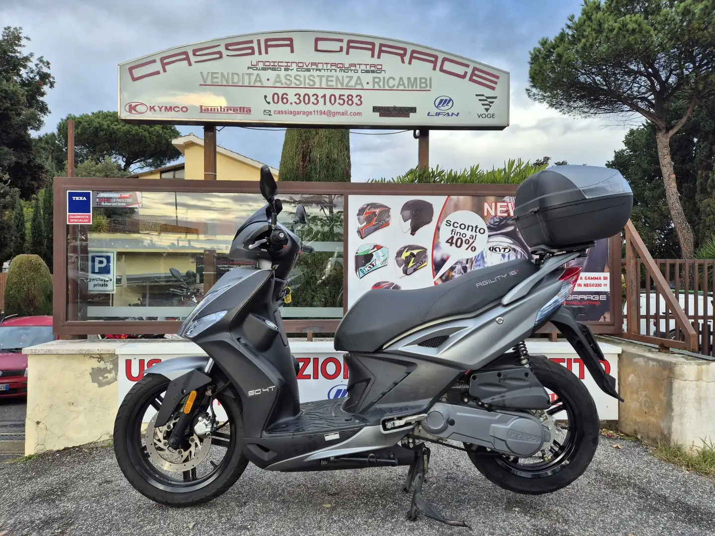 Kymco Agility 50 R16+ Grijs - 2