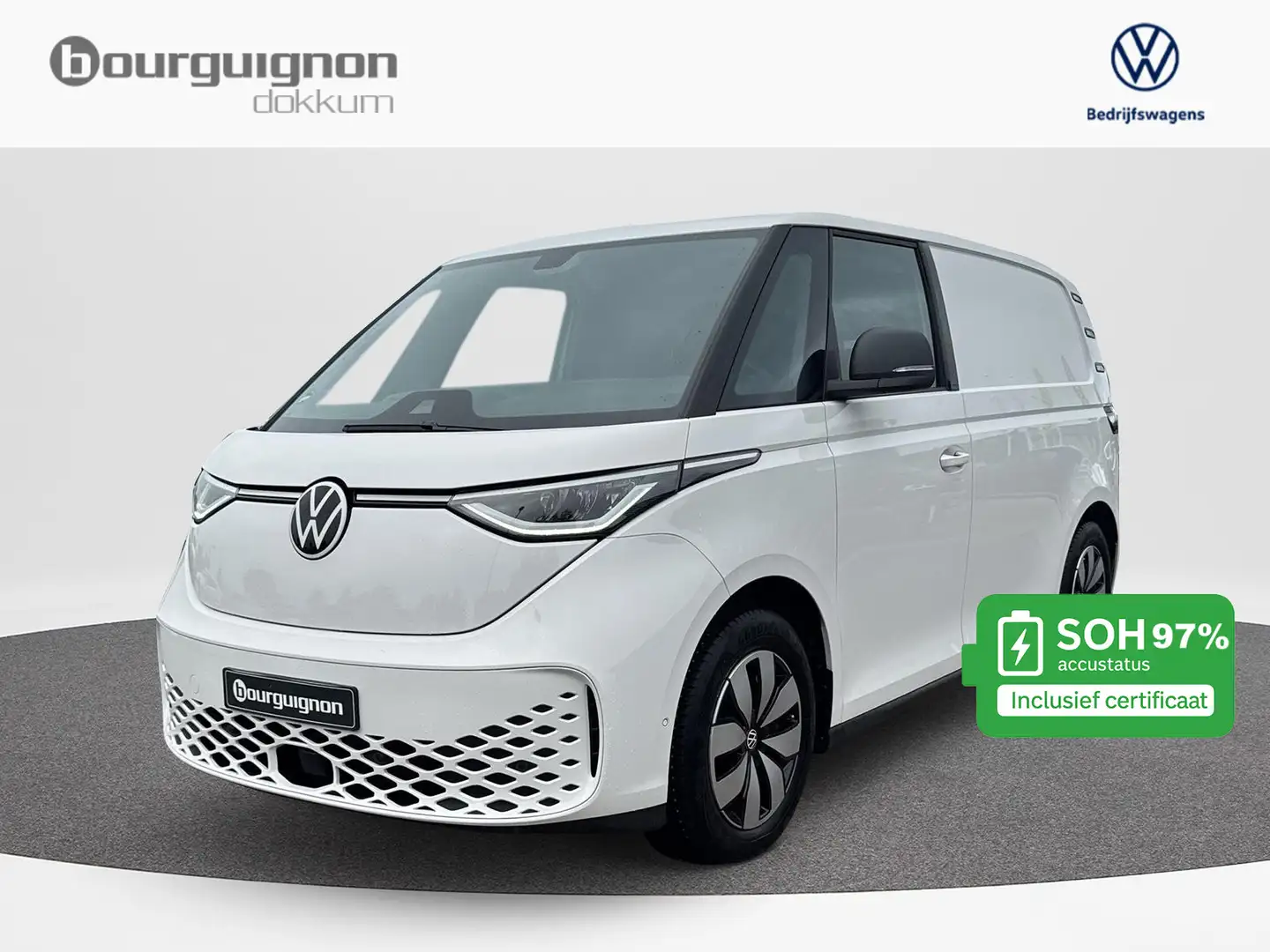 Volkswagen ID. Buzz Cargo 77 kWh L1 | Trekhaak | Camera | SOH 97% | Blanc - 1