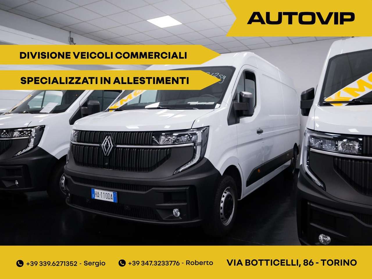 Renault Master Nuovo furgone M4HTFH 1 323 4M  FG TA L3H2 T35 Blu