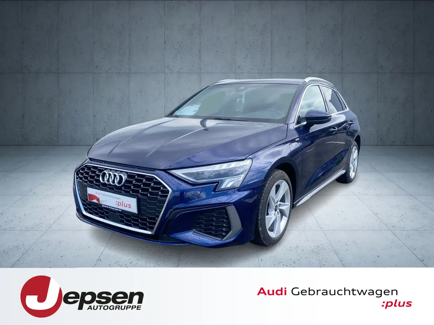 Audi A3 Sportback 40 TFSI e S line S tr. LED FLA Navi Blau - 1