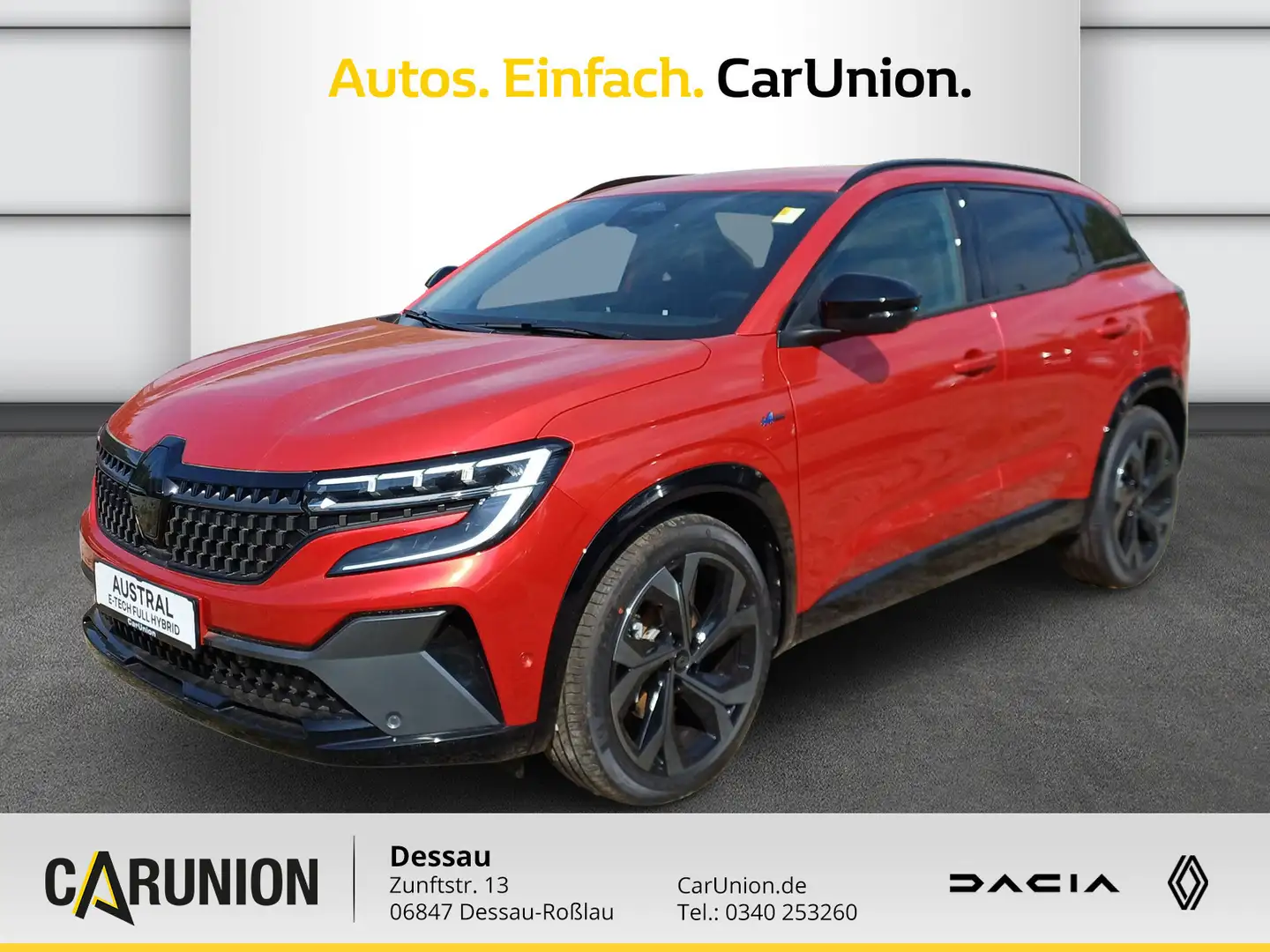 Renault Austral Techno Esprit Alpine Full Hybrid 200 Rouge - 1