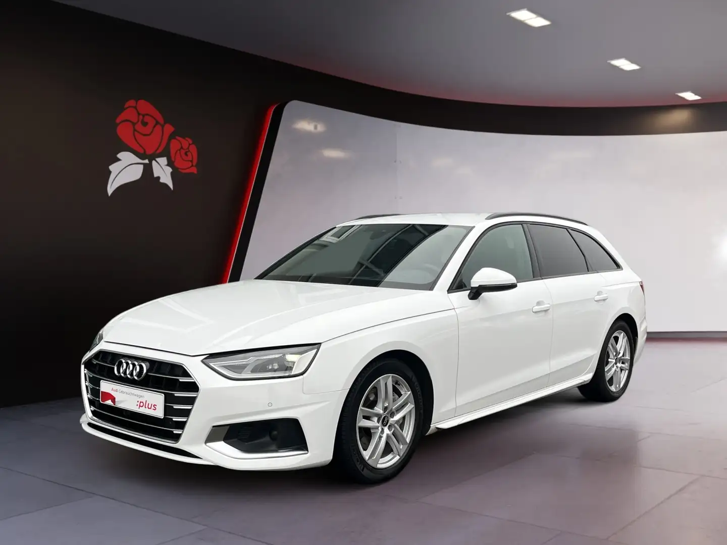 Audi A4 Avant 40 2.0 TDI advanced AHK ACC HUD RFK LED Nav Weiß - 2