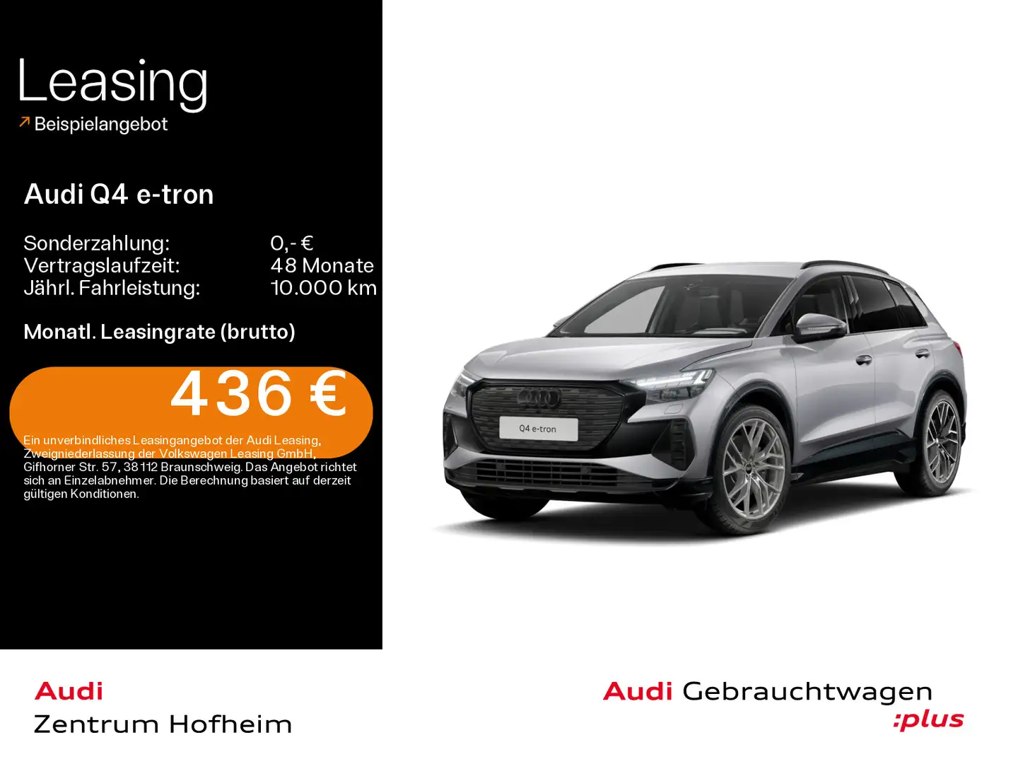 Audi Q4 e-tron 45 advanced*Sonos*AR-HUD*Matrix*Virtua Argent - 1