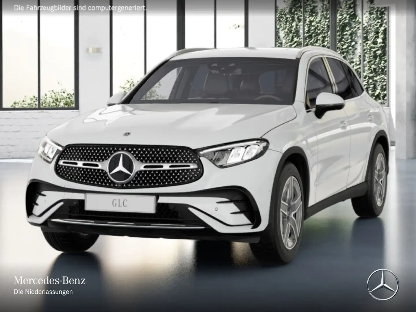 Mercedes-Benz GLC 220 d 4M AMG+360+LED+KEYLESS+9G Weiß - 2
