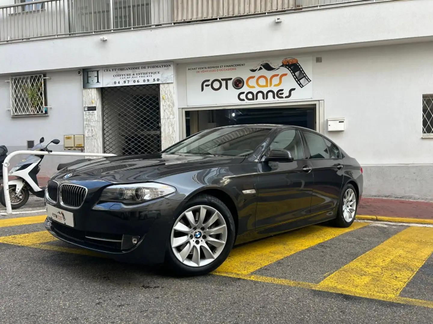 BMW 528 (F10) 528IA 258CH EXCLUSIVE Gris - 1