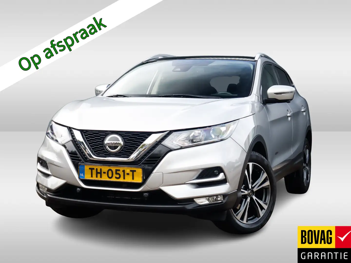 Nissan Qashqai 1.2 N-Connecta (116 PK) 2e-Eig. & BOVAG-Garantie. Grijs - 1