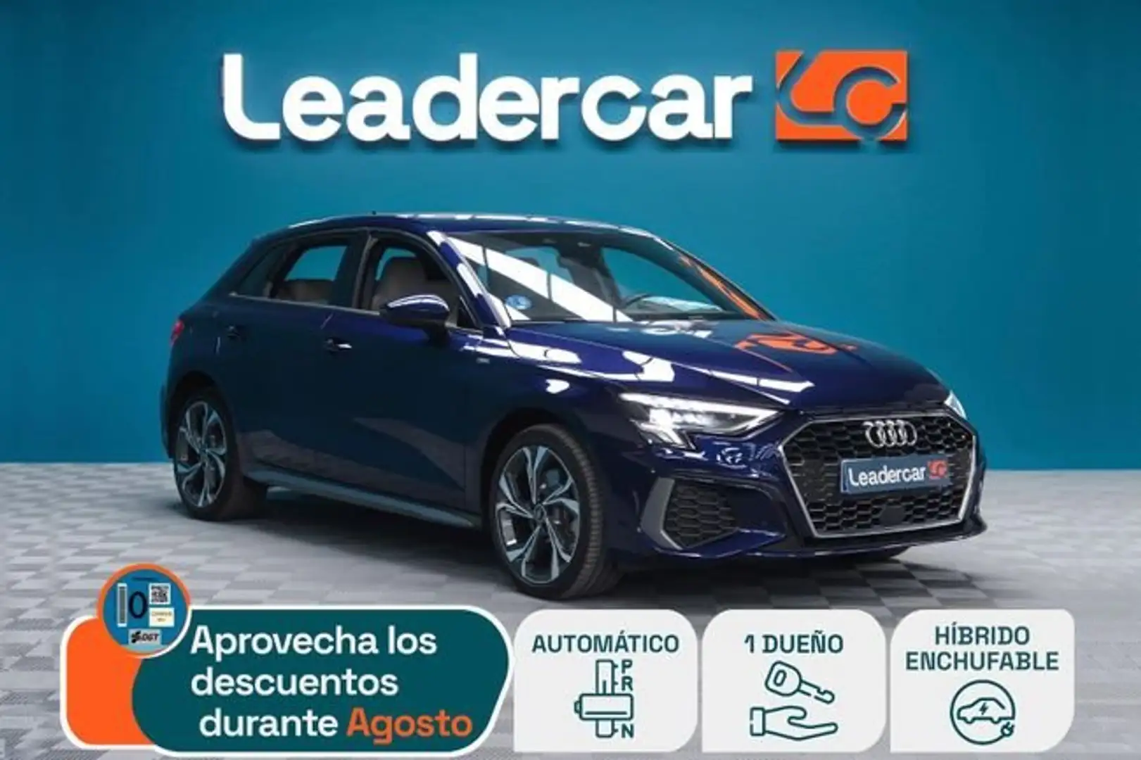 Audi A3 Sportback 40 TFSIe S line S tronic Azul - 1