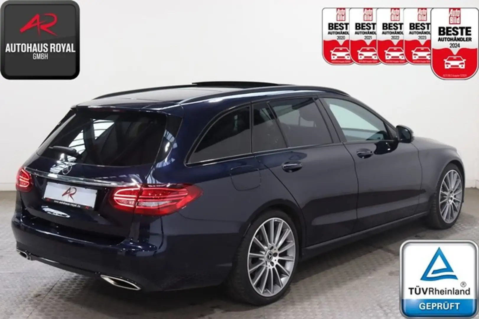 Mercedes-Benz C 300 T 4M AMG 19ZOLL NIGHT AIRMATIC,STANDHEIZ plava - 2