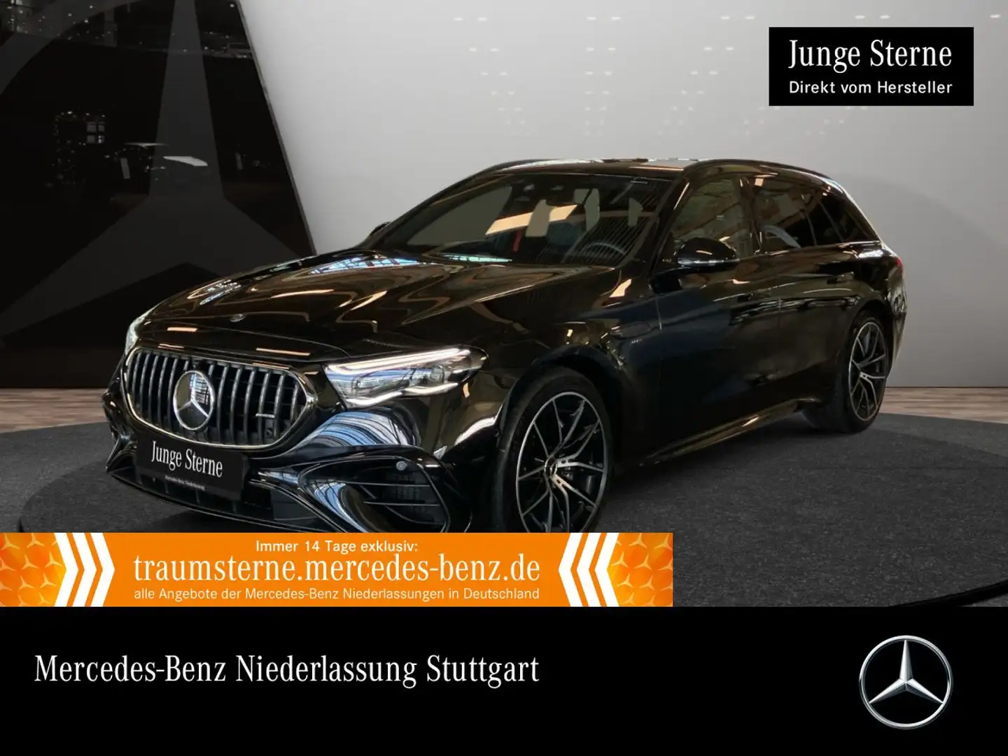 Mercedes-Benz E 53 AMG T 4M Hybrid Fahrass 360° Burmester Distr. Schwarz - 1