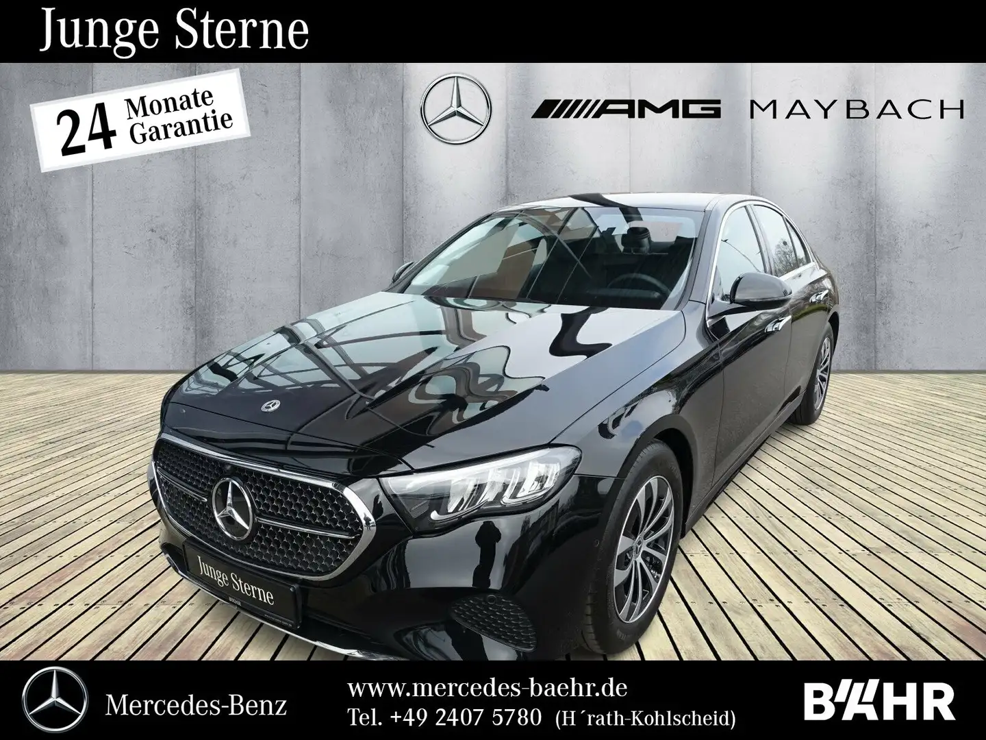 Mercedes-Benz E 200 E 200 Avantgarde/Distronic/Totwinkel/RFK/LMR-17" Zwart - 1