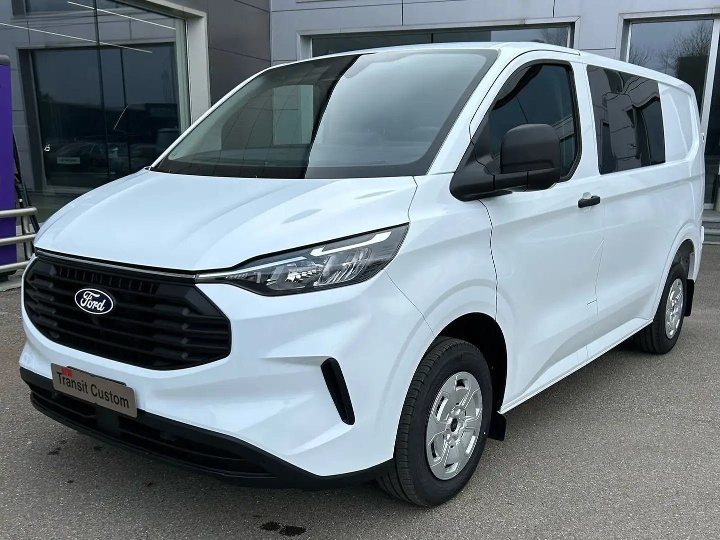 Ford Transit Custom 2.0 DIESEL 136cv AUTOCARRO 6 POSTI PRONTA CONSEGNA Bianco - 1