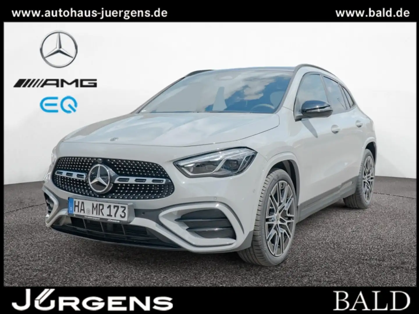 Mercedes-Benz GLA 250 4M AMG-Sport/Pano/AHK/Night/Cam/MBeam Gris - 1