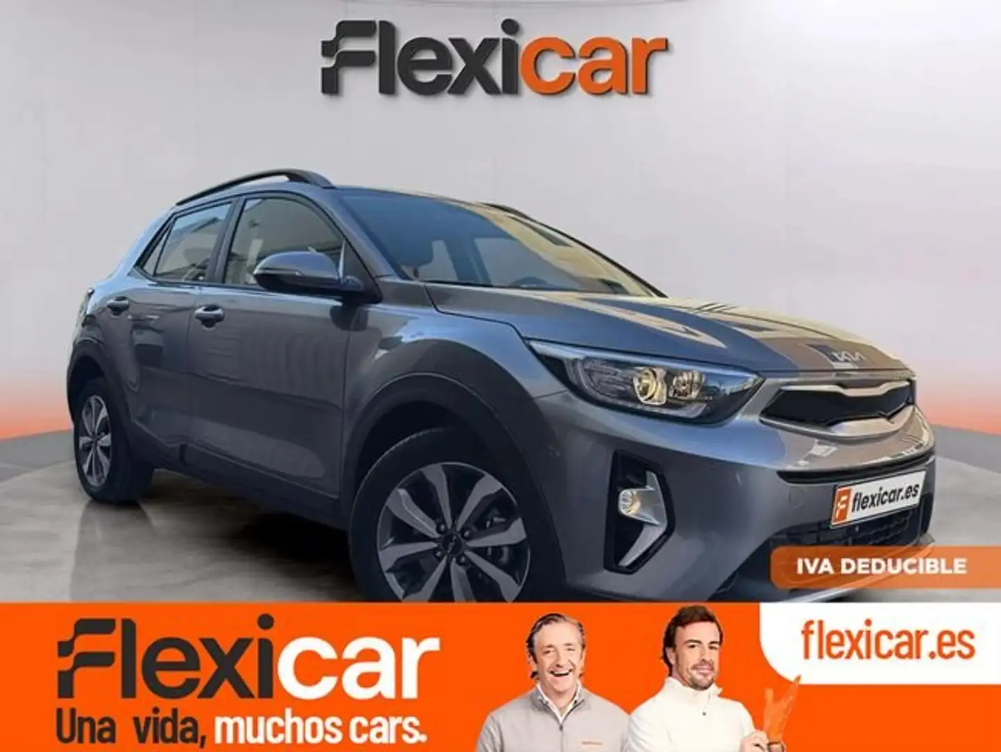 Kia Stonic 1.0 T-GDi 74kW (100CV) MHEV MT Business Gris - 1