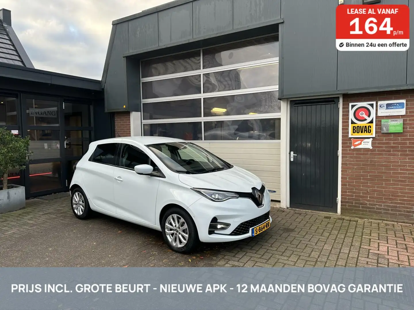 Renault ZOE R135 Intens 52 kWh HUURACCU *ALL-IN PRIJS* Blanco - 1