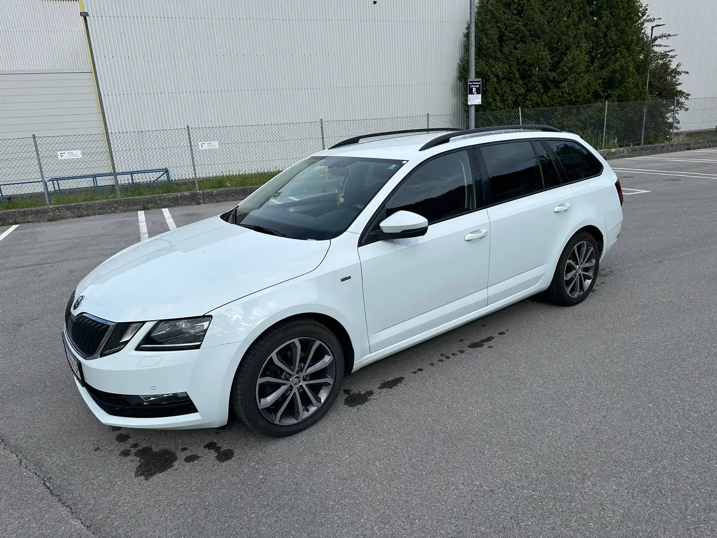Skoda Octavia Combi 2,0 Drive TDI 4x4 DSG Weiß - 2
