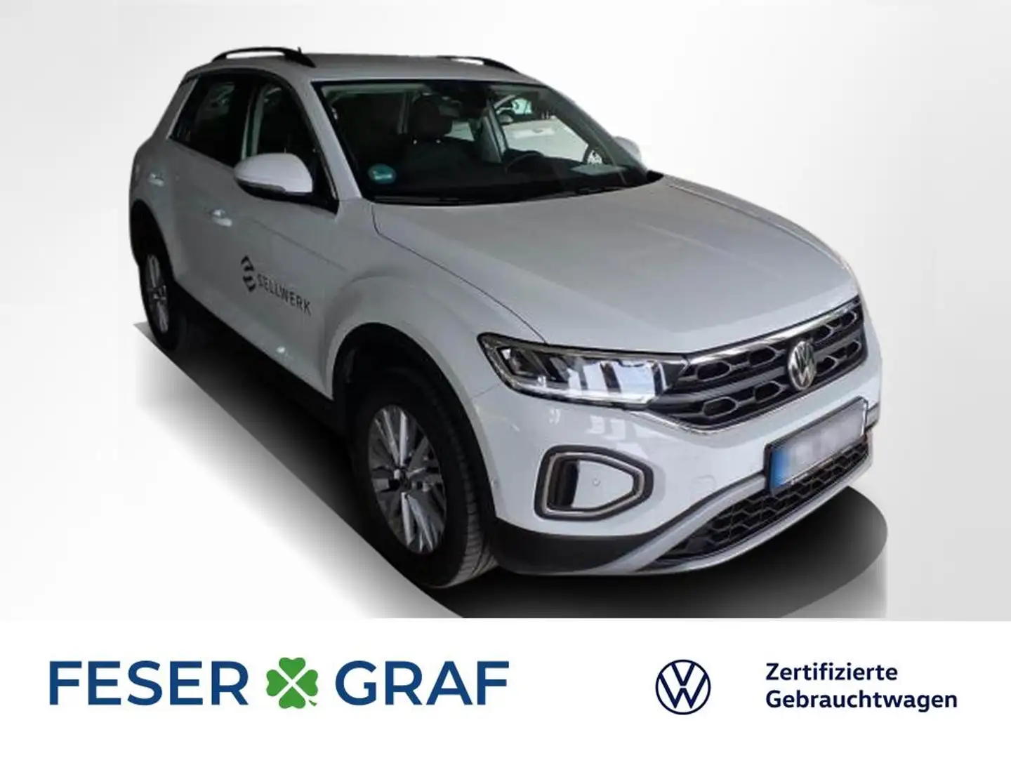 Volkswagen T-Roc Life 2.0 TDI DSG Navi LED ACC SiHz ParkAssist Wit - 1