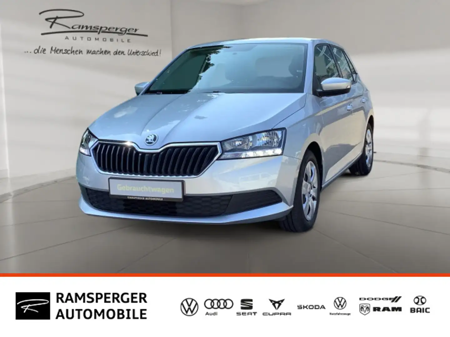 Skoda Fabia 1.0 Cool Plus Klima Vorbereitung AHK Silber - 1