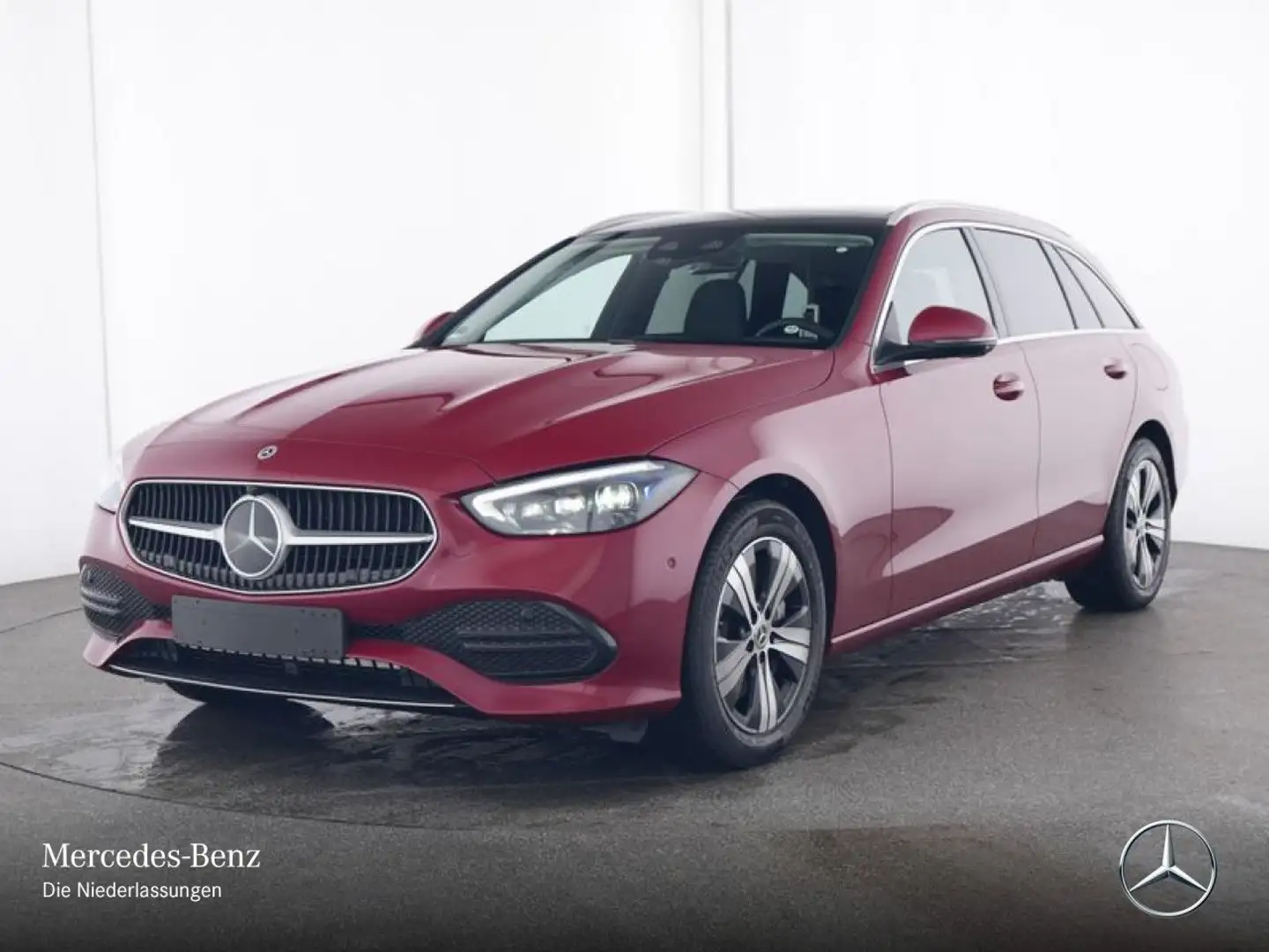 Mercedes-Benz C 300 de T AVANTG+PANO+360+KEYLESS+9G Rot - 2