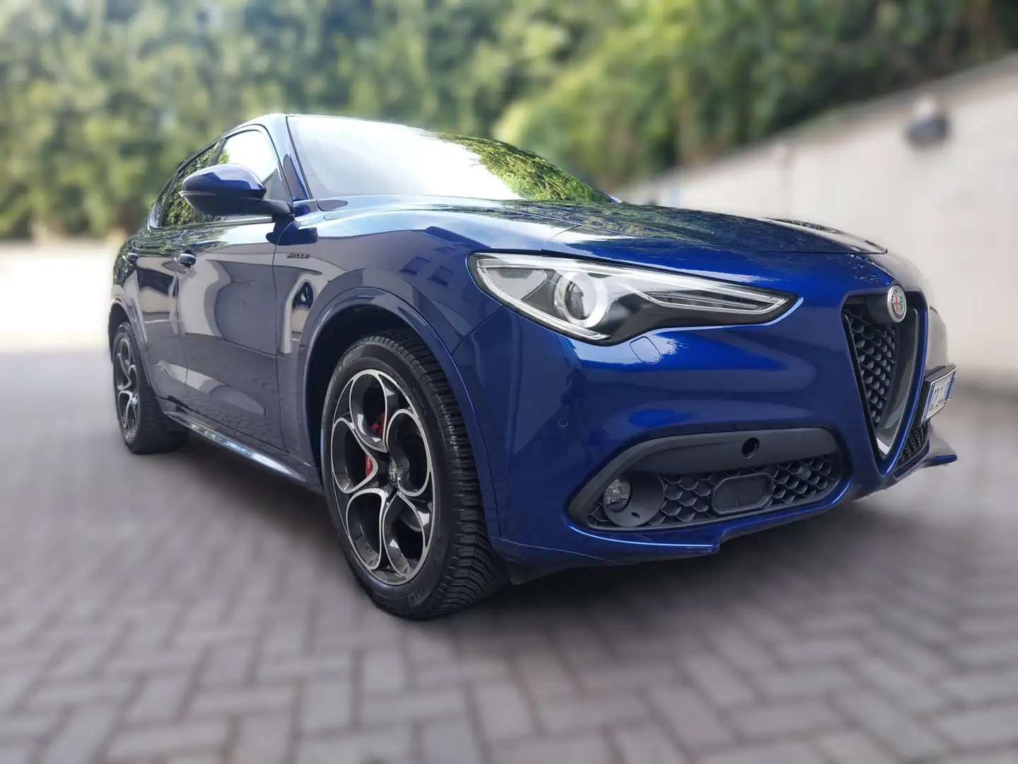 Alfa Romeo Stelvio Stelvio 2.2 Veloce Q4  CV 210 Aut MOTORE NUOVO Blu/Azzurro - 2