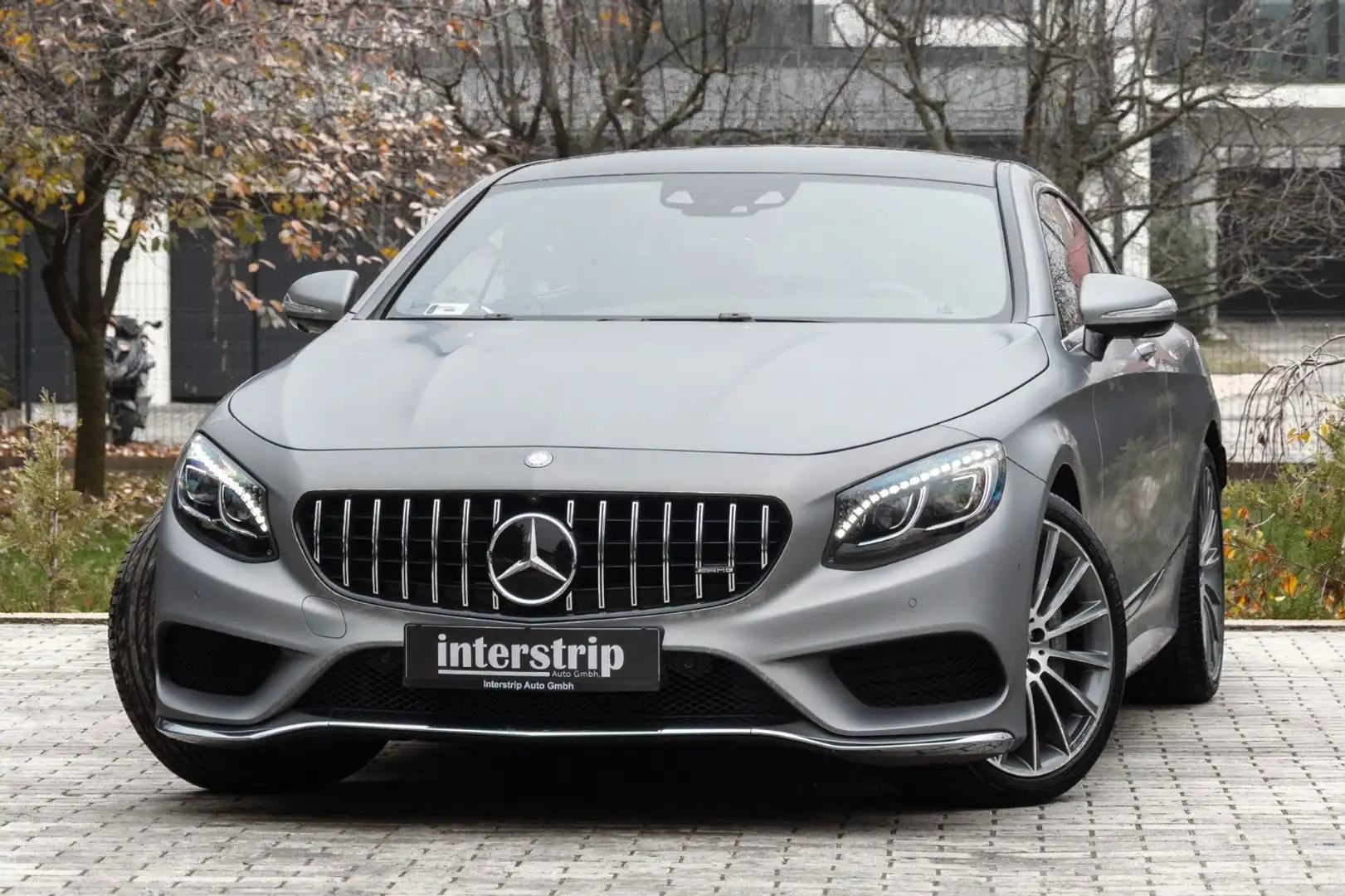 Mercedes-Benz S 500 Coupe.AMG.KRISTALL.360°.NACHTSICHT.DESIGNO Grau - 1