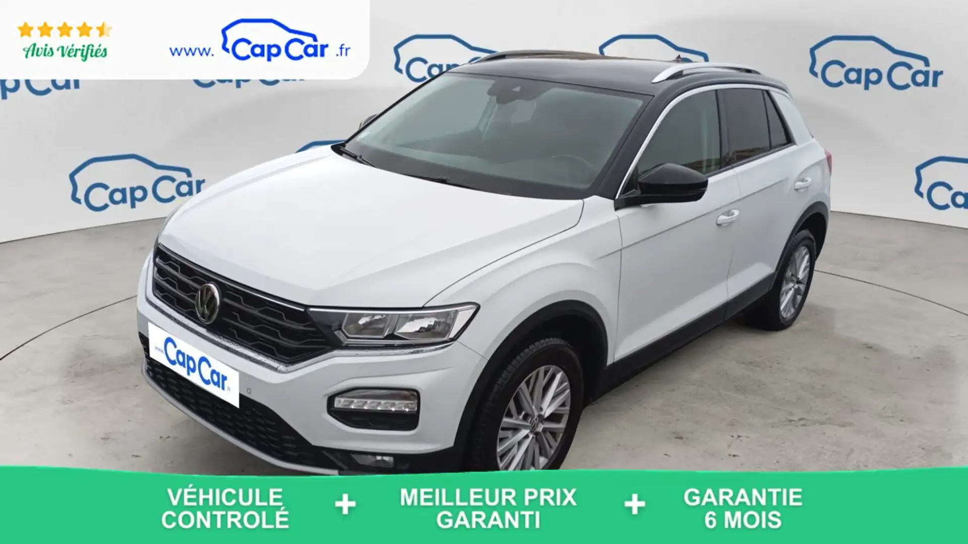 Volkswagen T-Roc 1.6 TDI 115 Lounge Weiß - 1