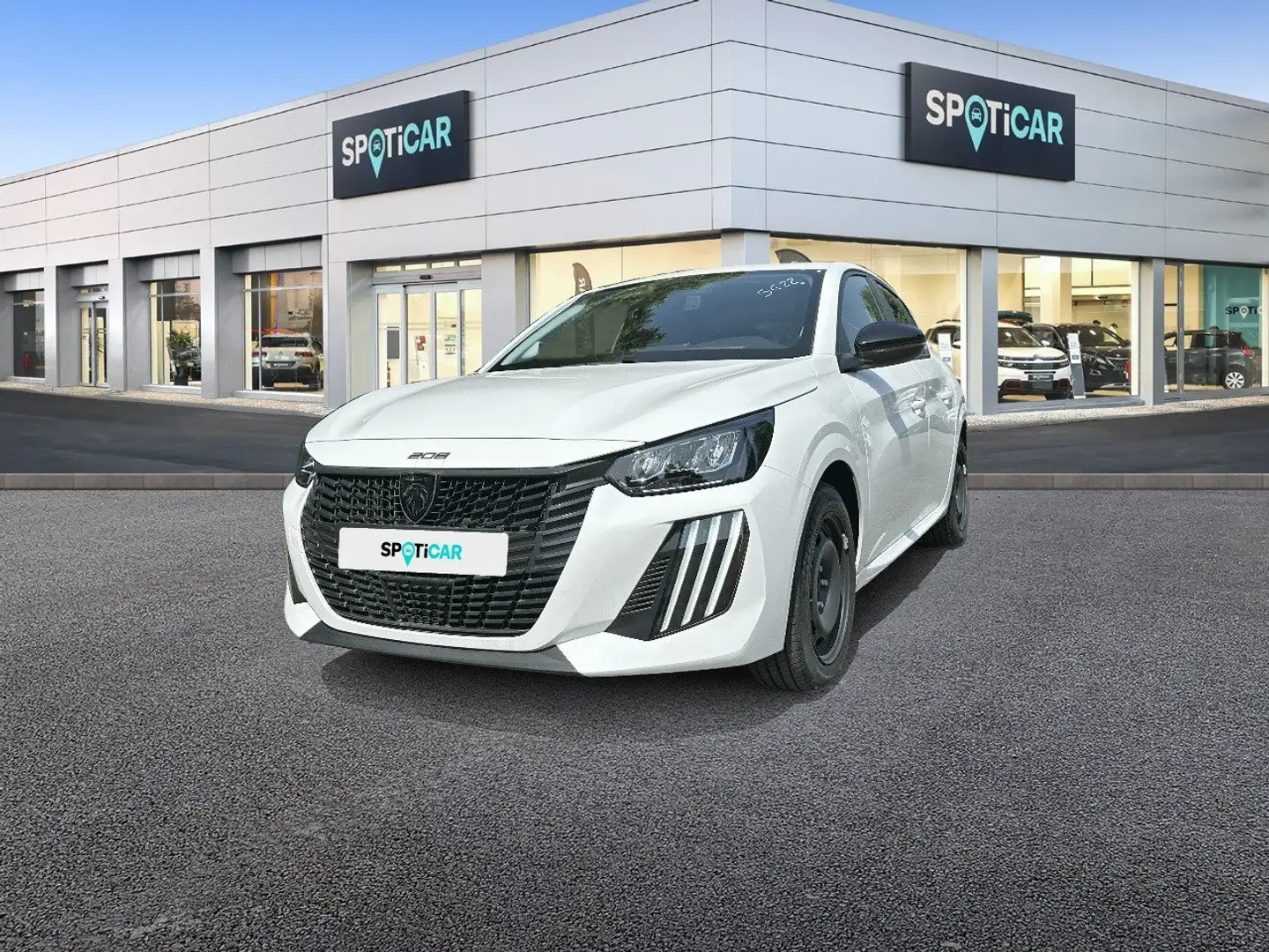 Peugeot 208 Style Hybrid 100 e-DCS6 auto Blanc - 1