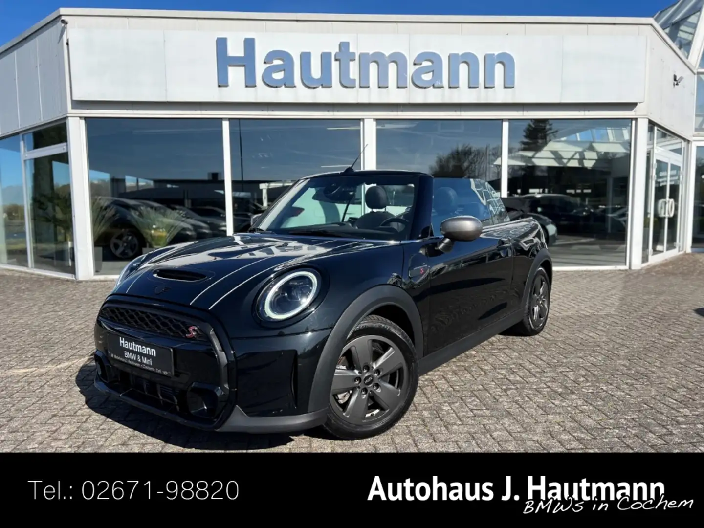 MINI Cooper S Cabrio *NAVI*LEDER*LED*PREMIUM* Schwarz - 1