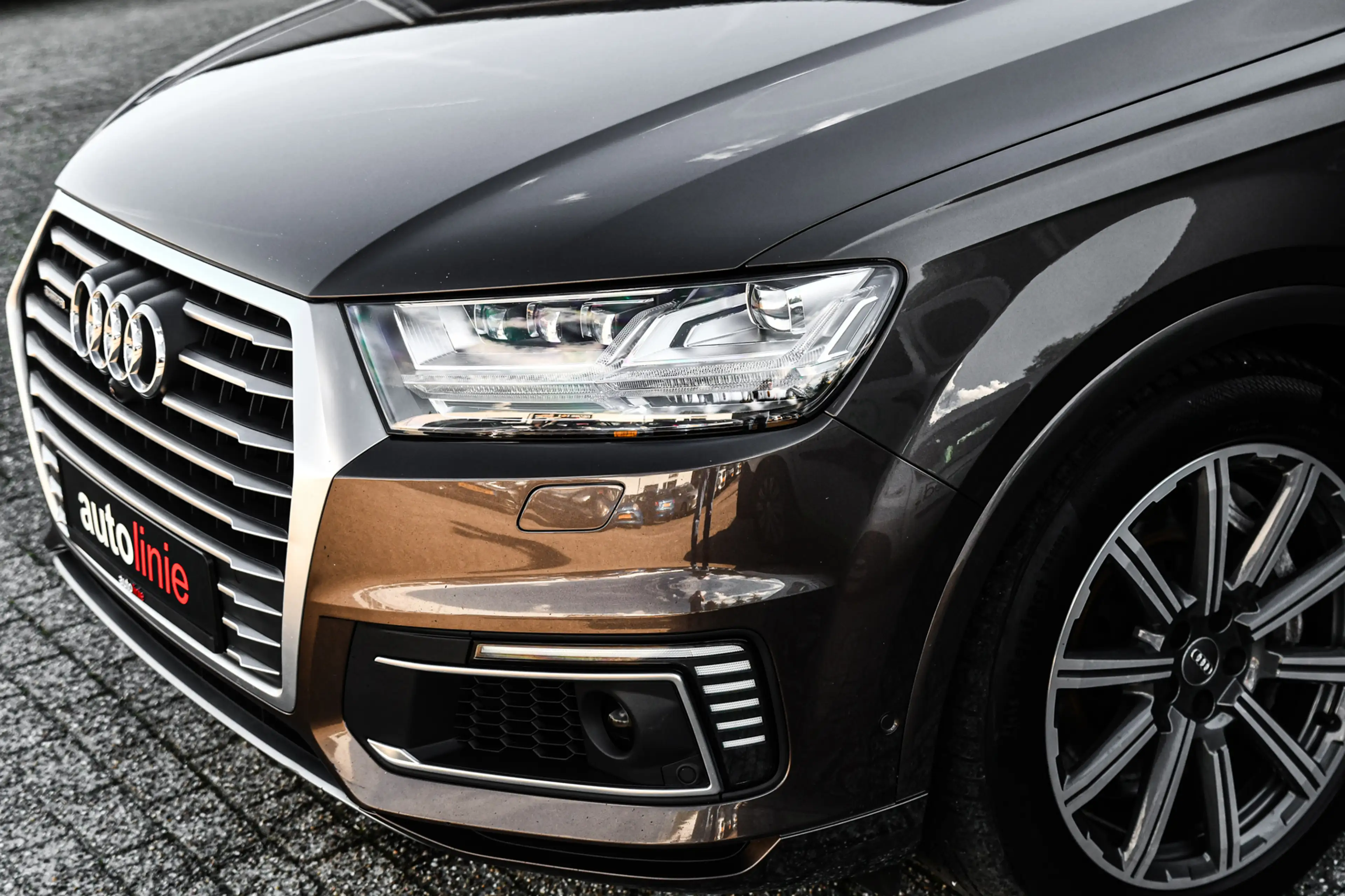 Audi Q7 e-tron 3.0 TDI quattro S-Line, Trekhaak, Luchtvering, Pan — photo 9