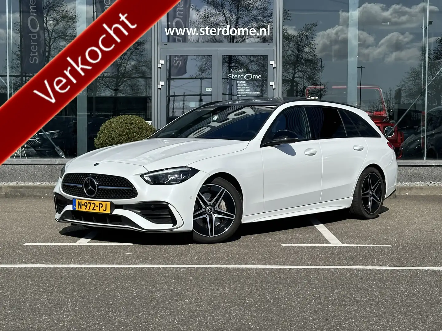 Mercedes-Benz C 220 d Estate AMG | MBUX l Panoramadak l Augmented Real White - 1