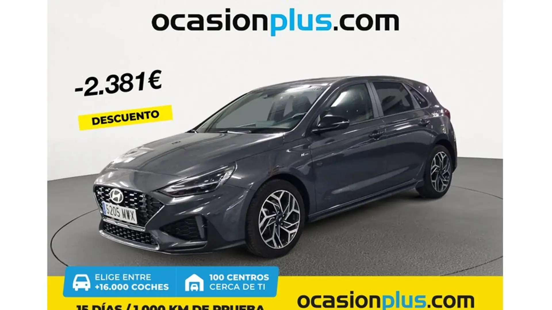 Hyundai i30 1.0 TGDI N Line 100 Gris - 1