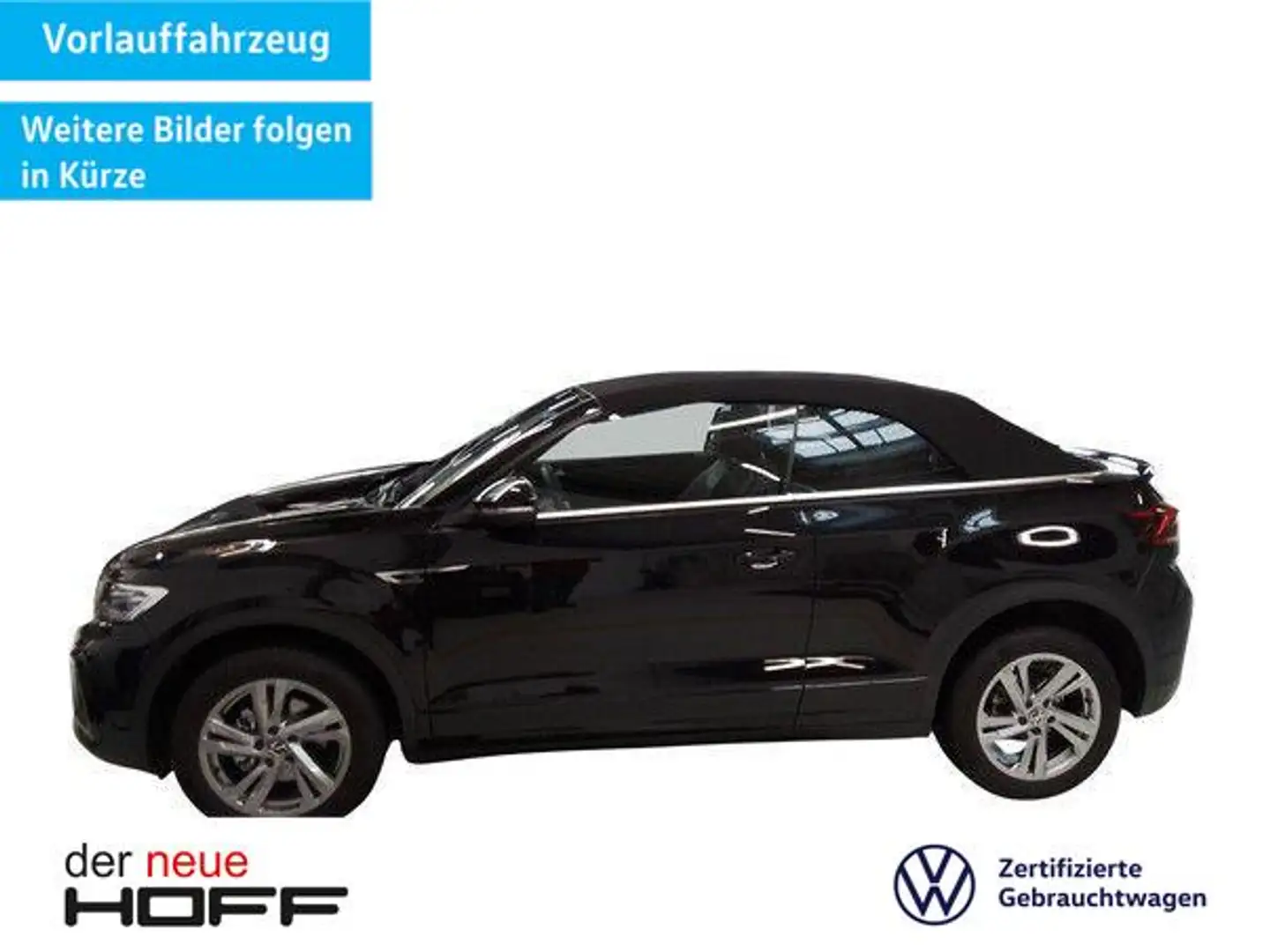 Volkswagen T-Roc Cabriolet 1.5 TSI DSG R-Line Anschlussgarantie AHK Schwarz - 1